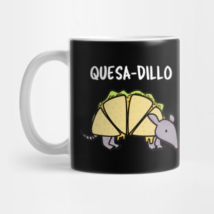 Quesa-dillo Cute Armadillo Pun Mug